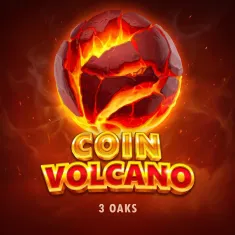 Coin Volcano sur Tortuga Casino avec pièces en feu et bonus